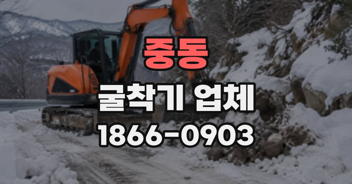중동 굴착기업체
