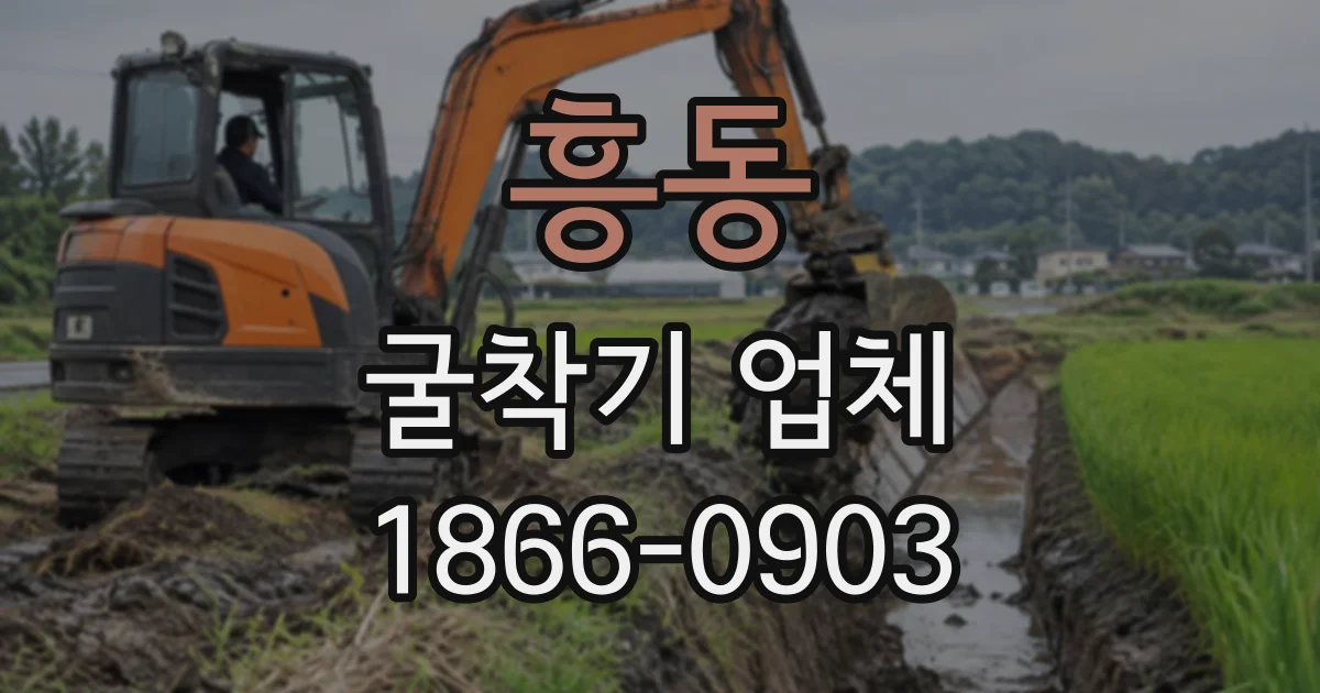 흥동 굴착기업체