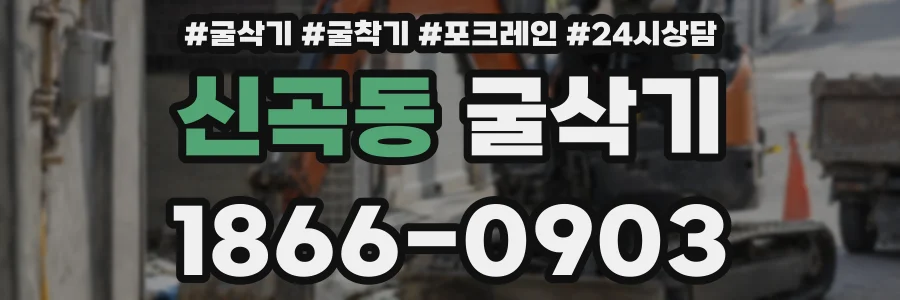 신곡동 굴삭기