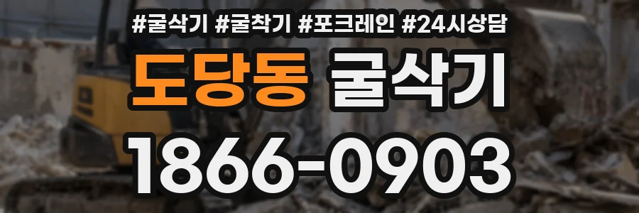도당동 굴삭기