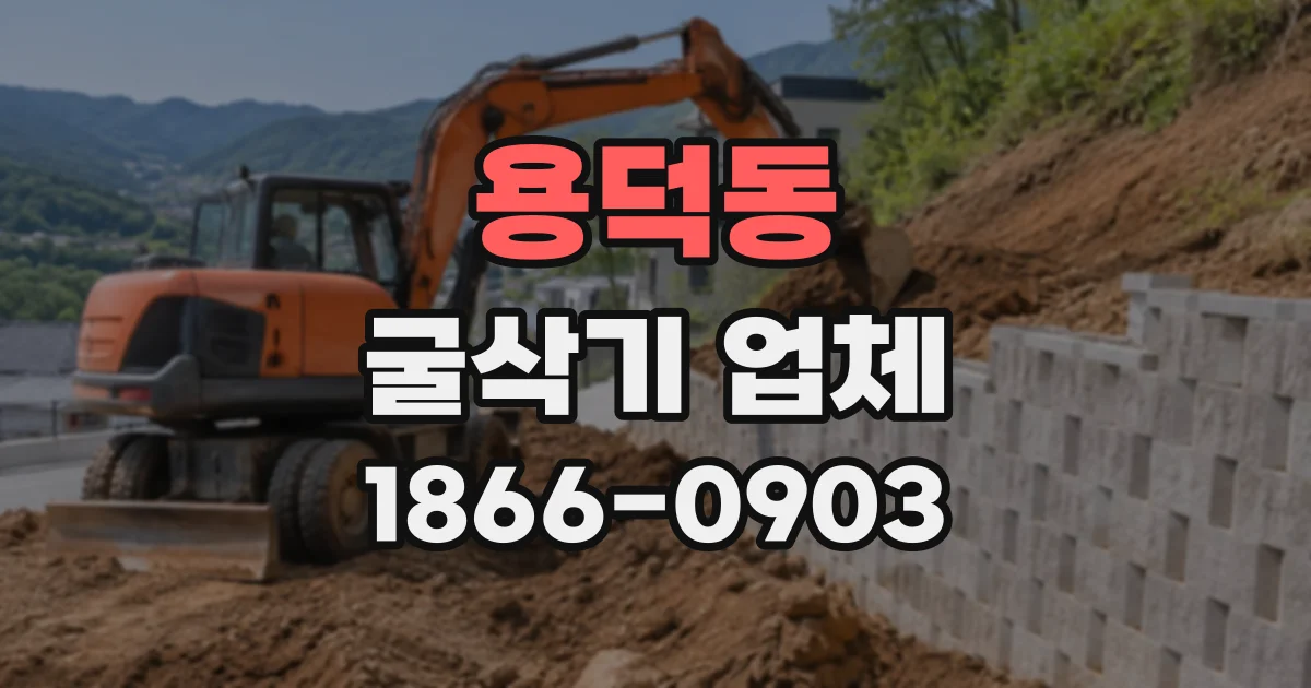 용덕동 굴삭기업체