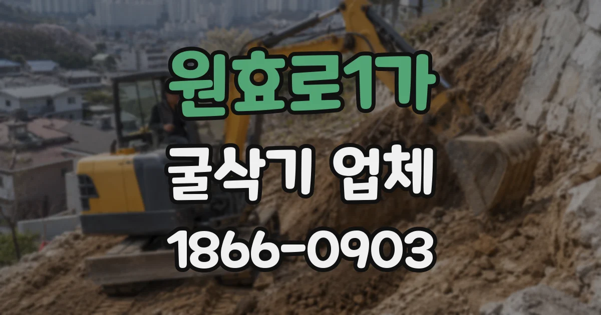 원효로1가 굴삭기 업체