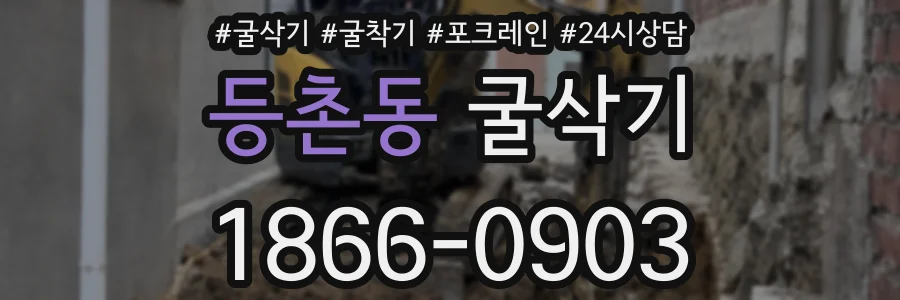 등촌동 굴삭기