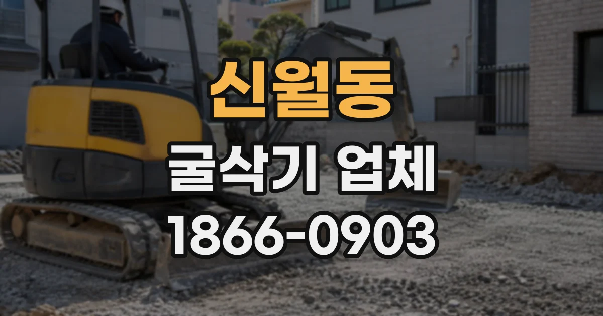 신월동 굴삭기업체