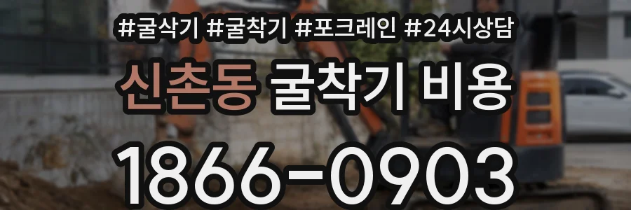 신촌동 굴착기 비용