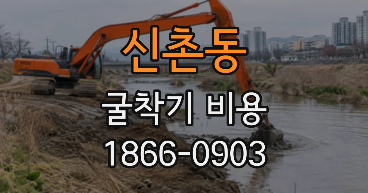 신촌동 굴착기비용