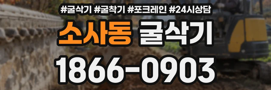 소사동 굴삭기
