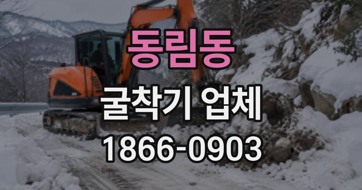 동림동 굴착기업체