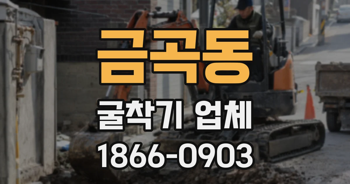 금곡동 굴착기 업체