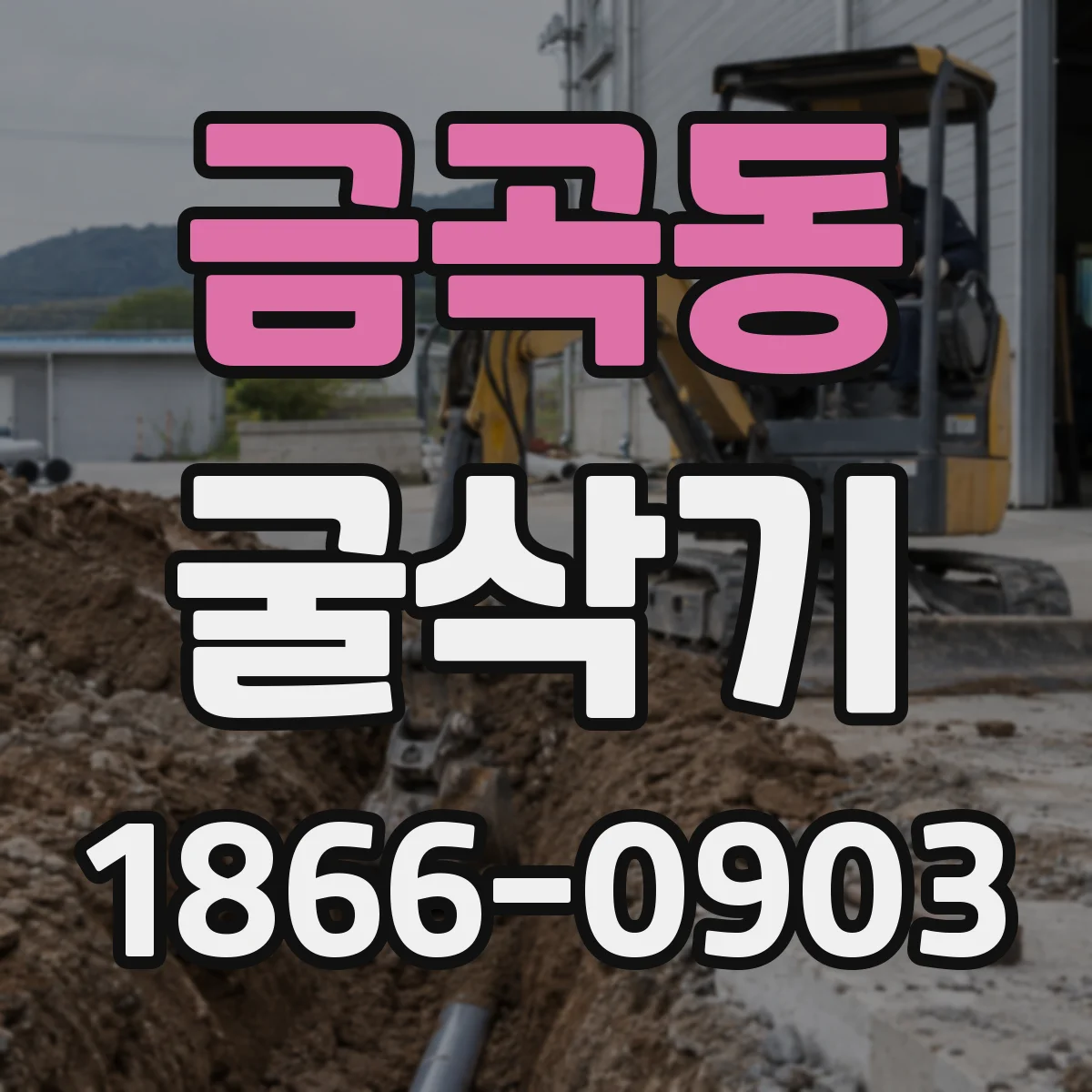 금곡동 굴삭기