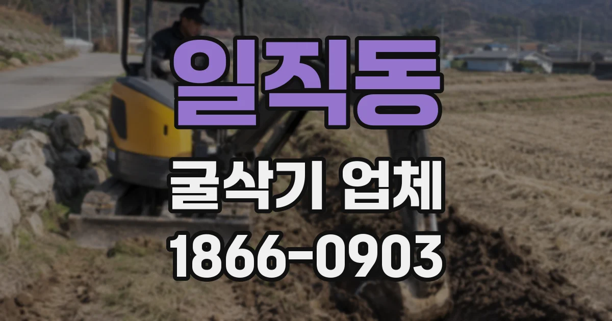 일직동 굴삭기 업체