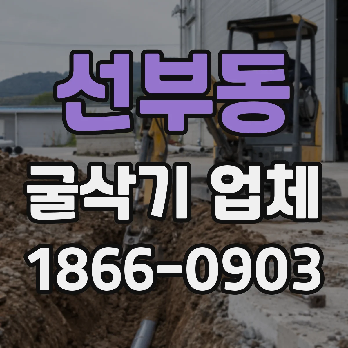 선부동 굴삭기 업체