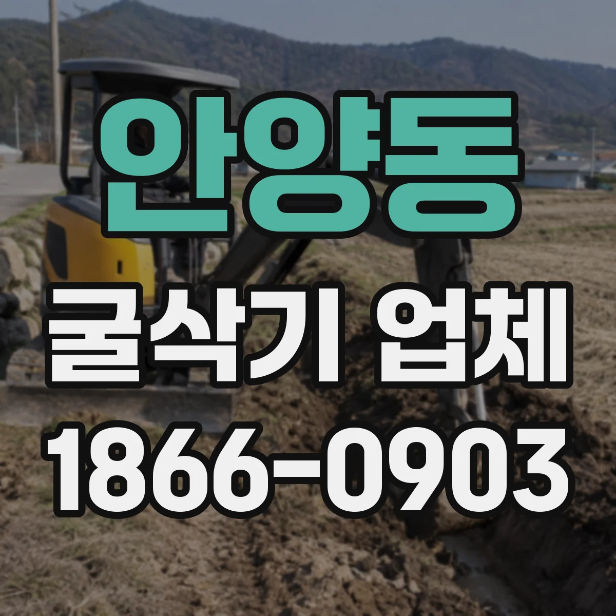 안양동 굴삭기 업체