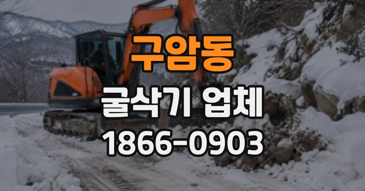 구암동 굴삭기업체