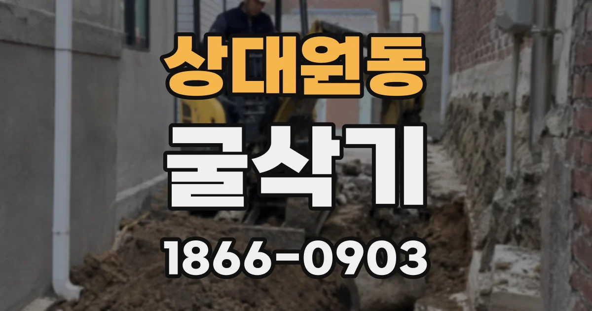 상대원동 굴삭기