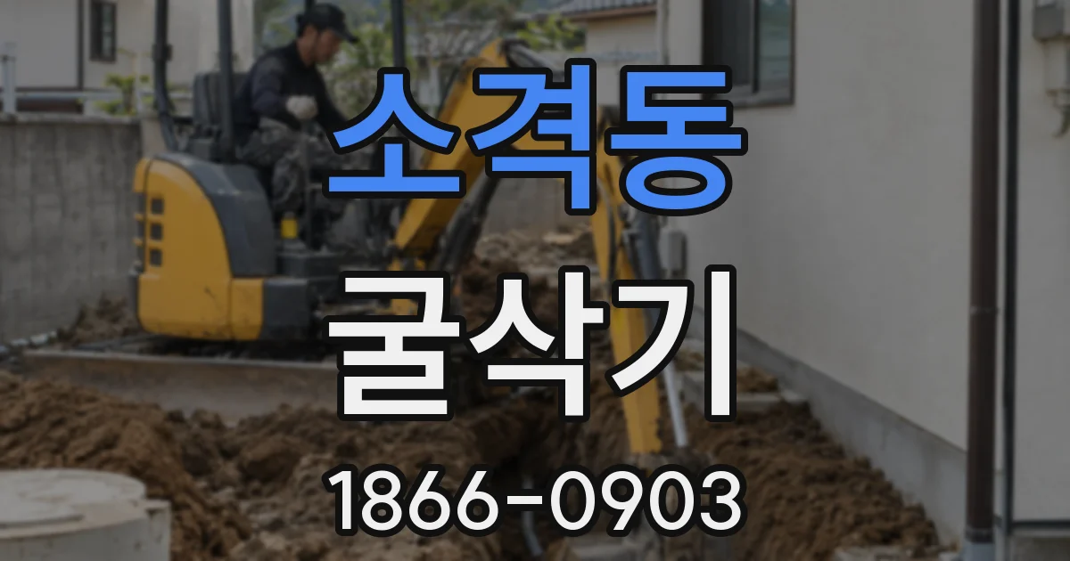 소격동 굴삭기