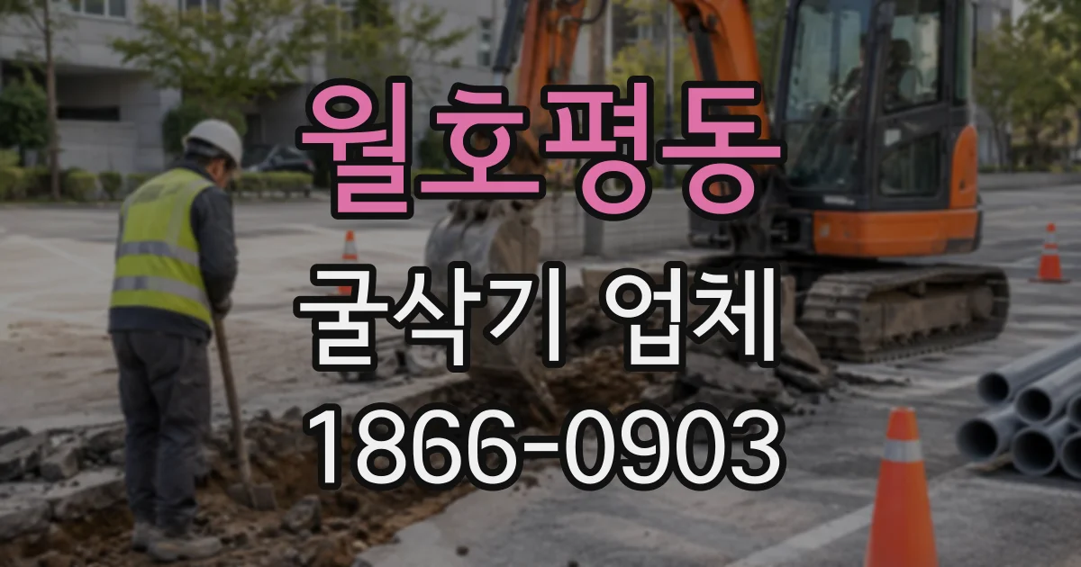 월호평동 굴삭기업체
