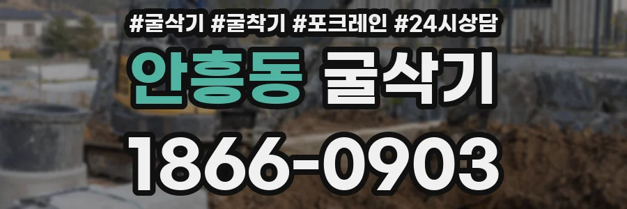 안흥동 굴삭기
