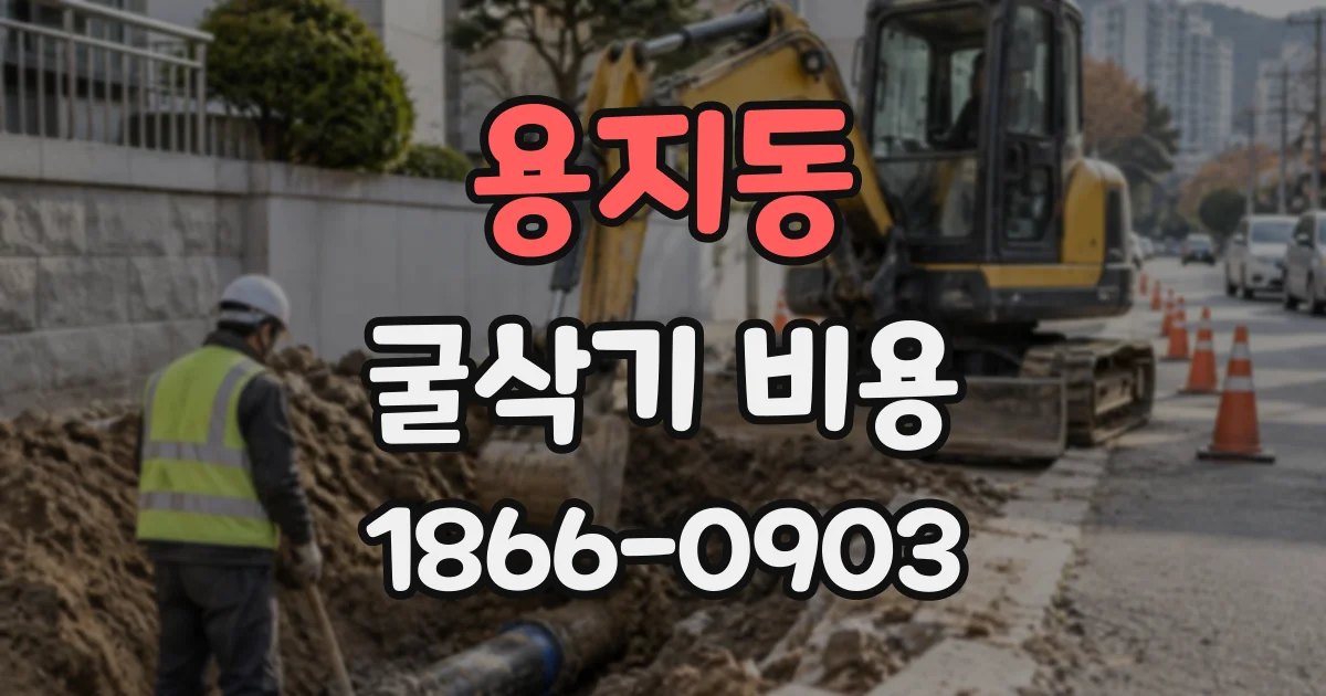 용지동 굴삭기비용