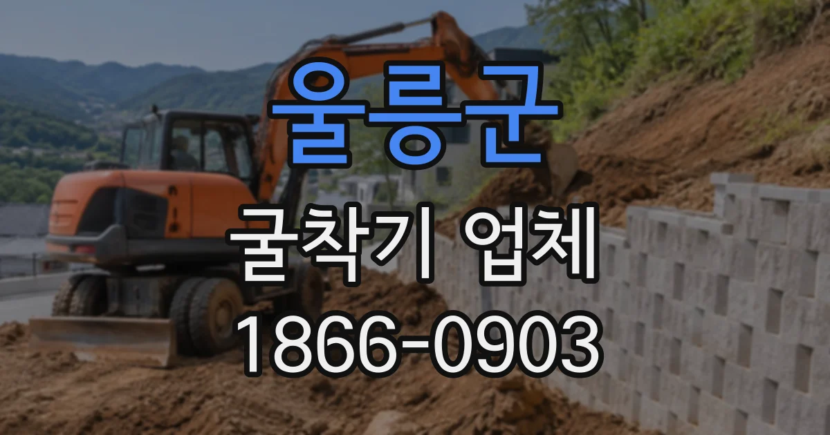 울릉군 굴착기업체
