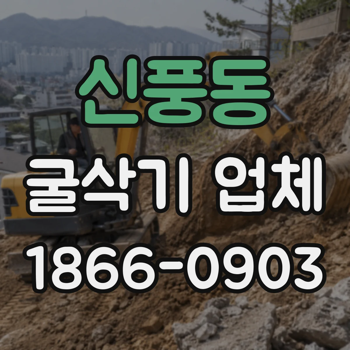 신풍동 굴삭기 업체