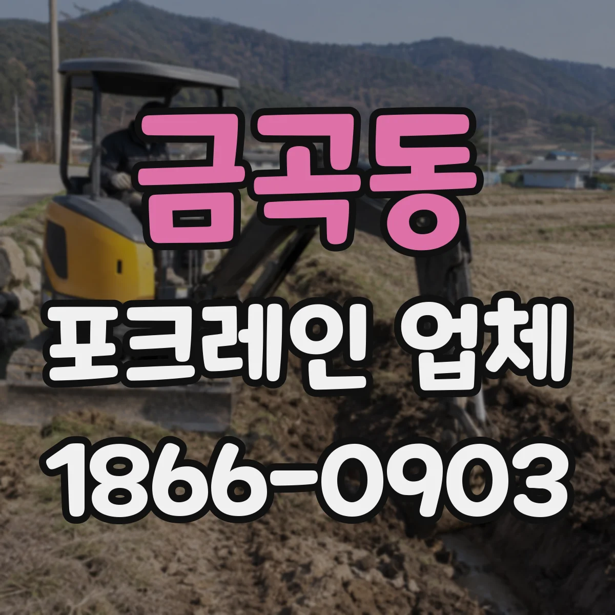 금곡동 포크레인 업체