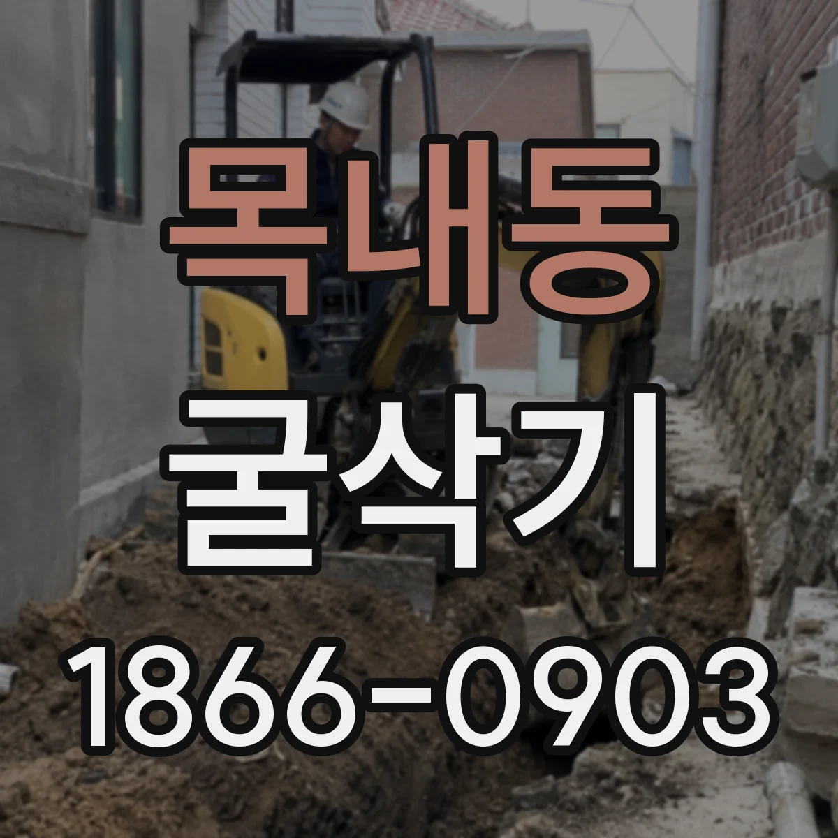 목내동 굴삭기