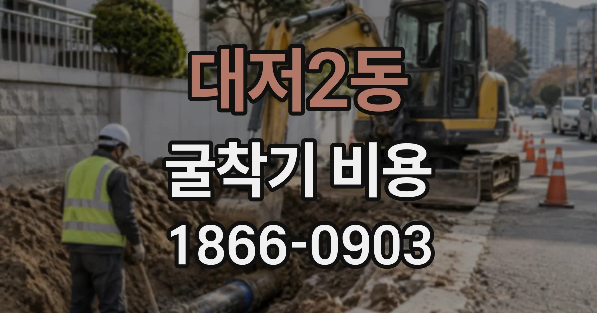대저2동 굴착기비용
