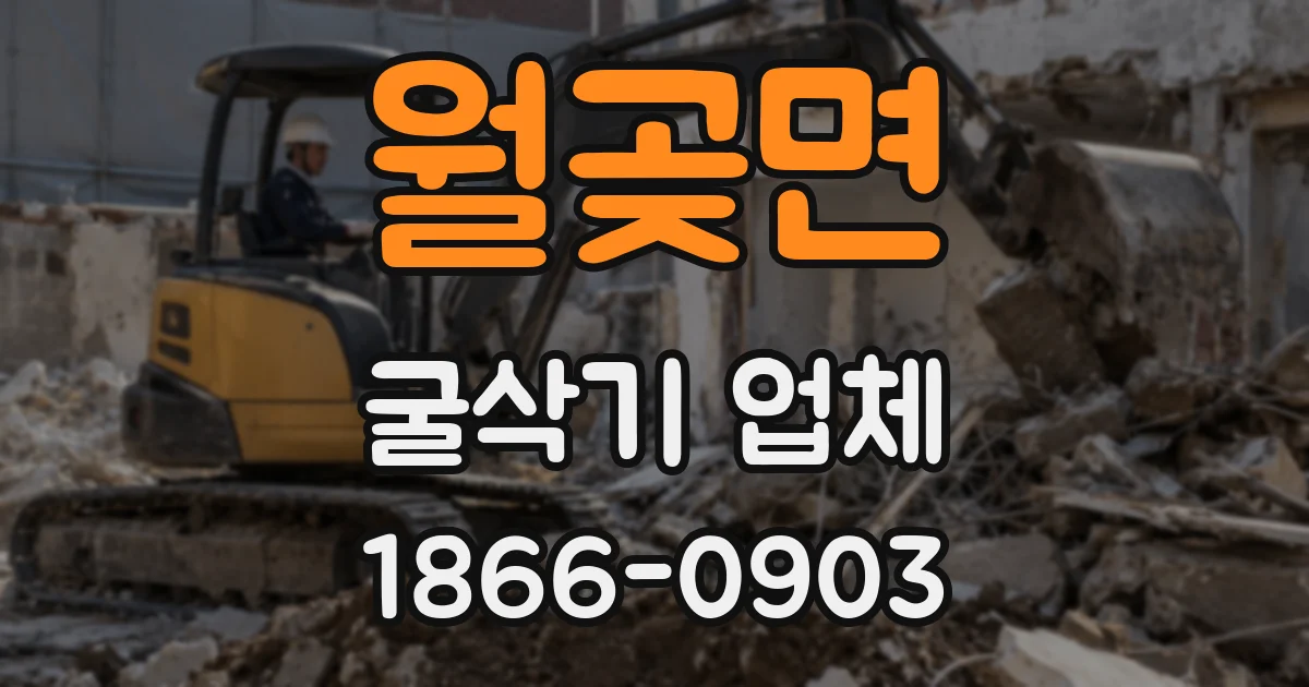 월곶면 굴삭기 업체