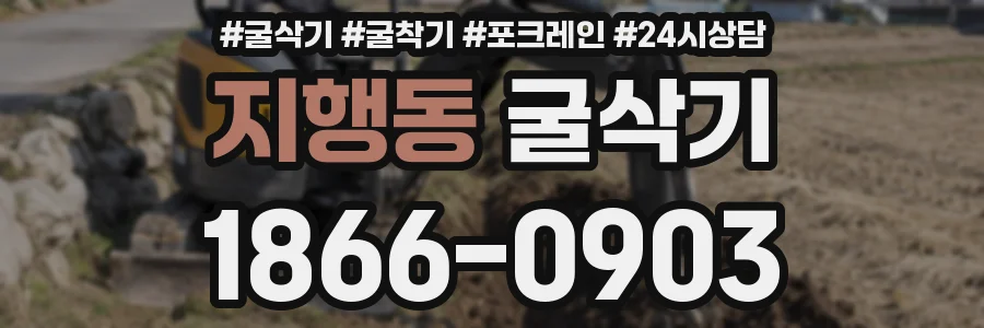 지행동 굴삭기