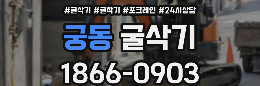 궁동 굴삭기
