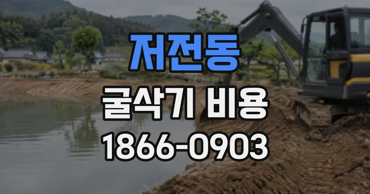 저전동 굴삭기비용