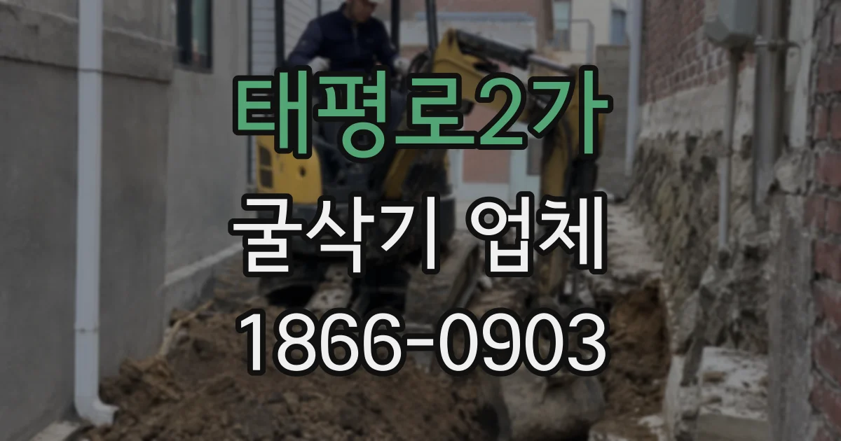 태평로2가 굴삭기 업체
