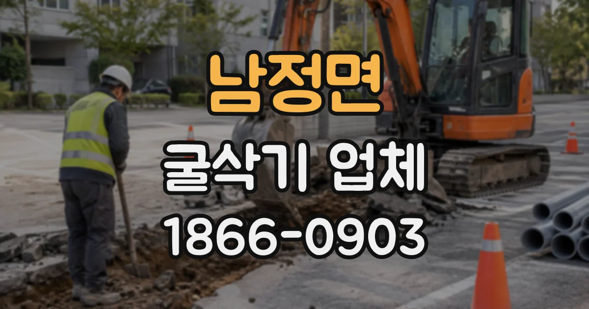 남정면 굴삭기업체