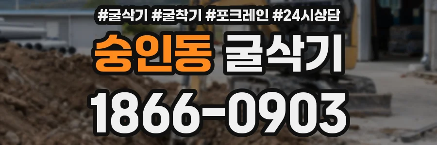 숭인동 굴삭기
