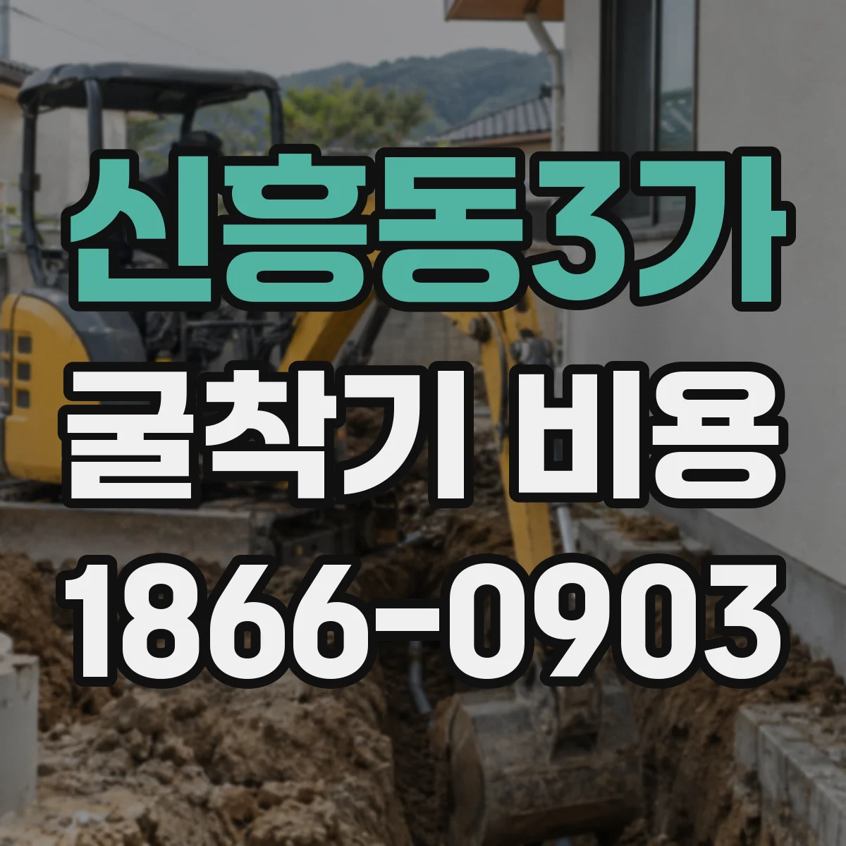 신흥동3가 굴착기 비용