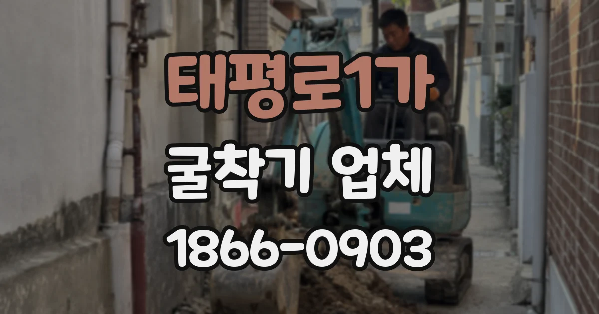 태평로1가 굴착기 업체