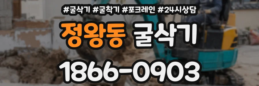 정왕동 굴삭기
