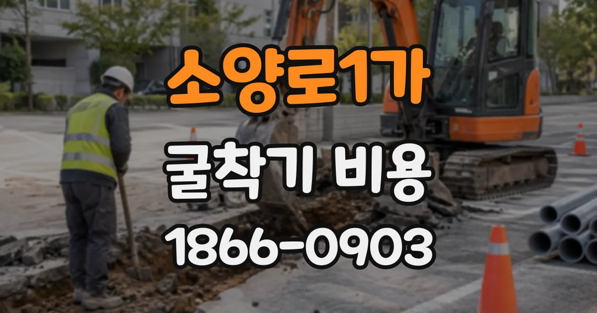 소양로1가 굴착기비용