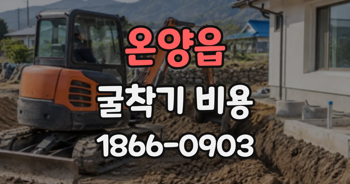 온양읍 굴착기비용