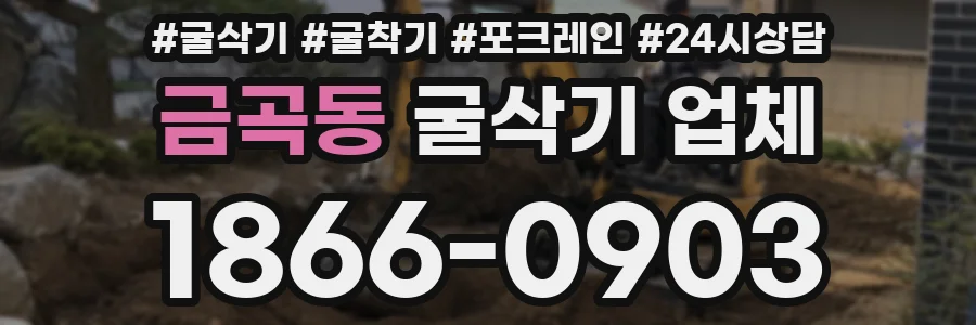 금곡동 굴삭기 업체