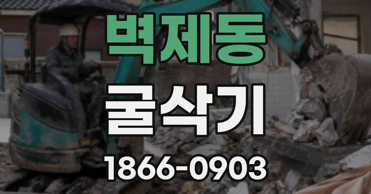 벽제동 굴삭기