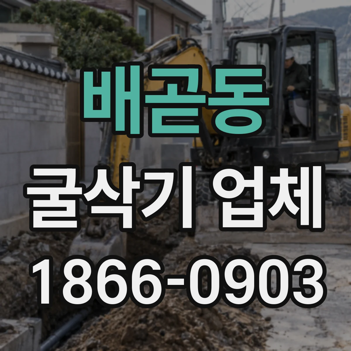 배곧동 굴삭기 업체