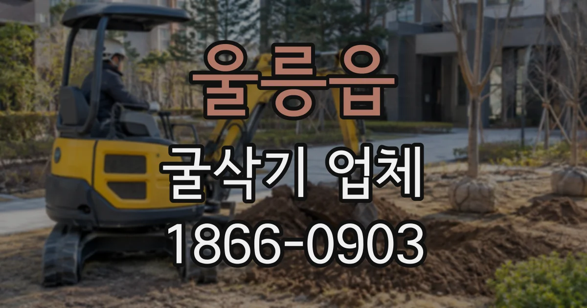 울릉읍 굴삭기업체