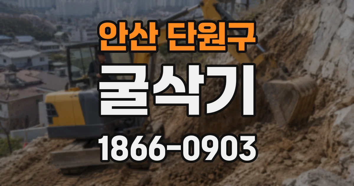 안산 단원구 굴삭기