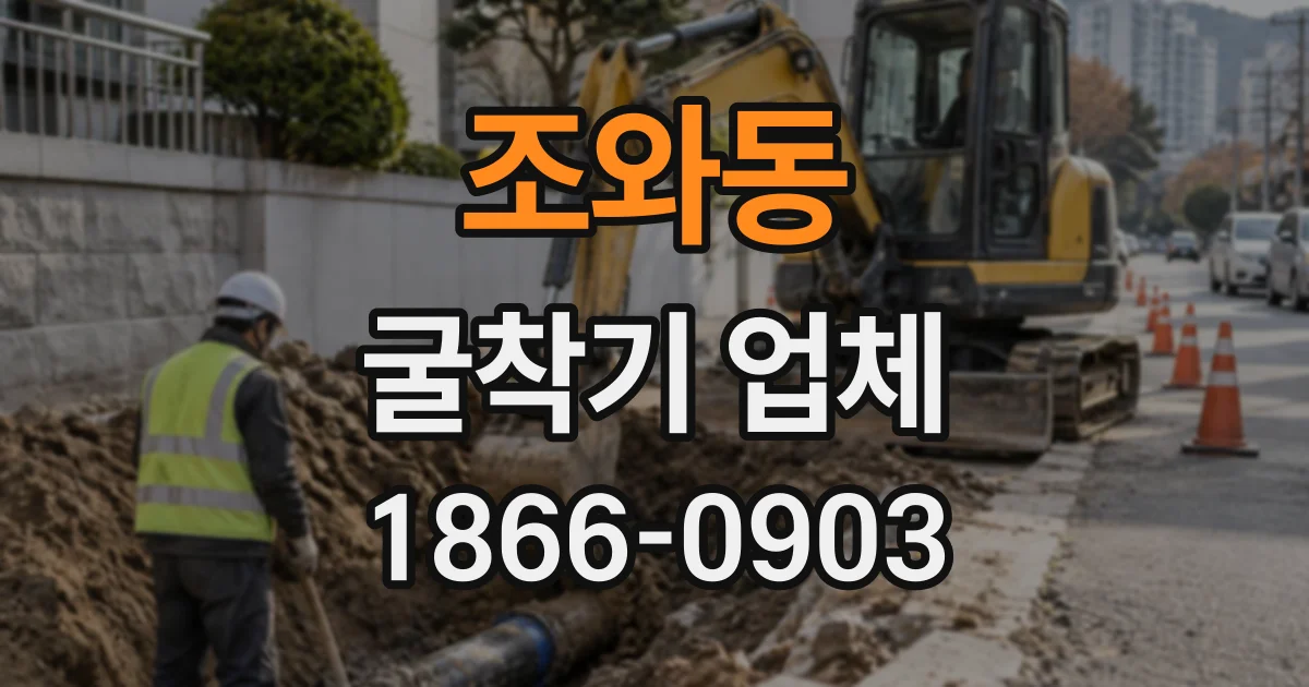 조와동 굴착기업체