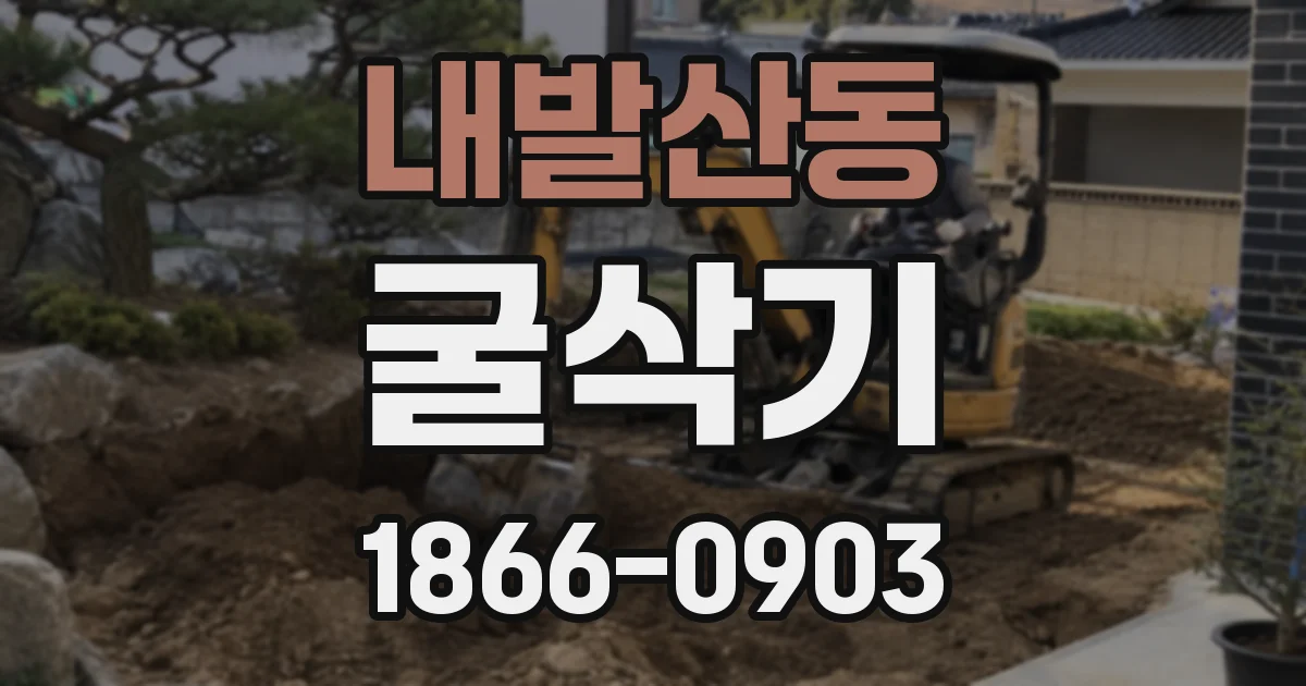 내발산동 굴삭기