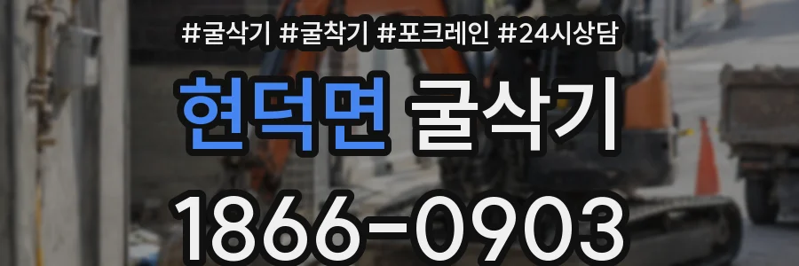 현덕면 굴삭기