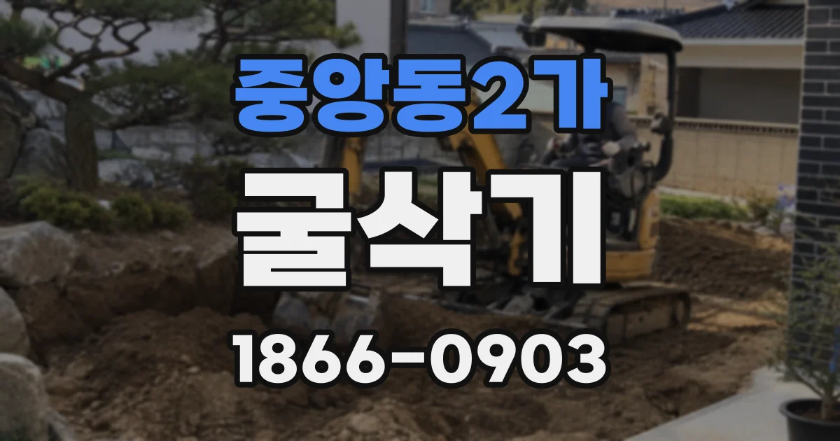 중앙동2가 굴삭기