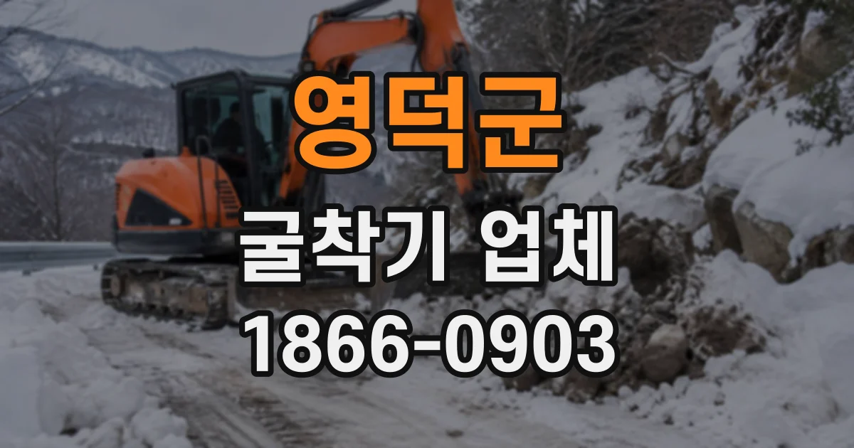 영덕군 굴착기업체
